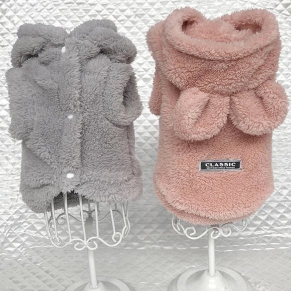 🐶 HOST PICK 🐶 Cute Dog Clothes  / Furry Coat SMALL DOG - Picture 1 of 6